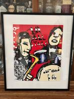Prachtige Herman Brood zeefdruk ‘All Stars’, Antiek en Kunst, Kunst | Schilderijen | Modern, Ophalen of Verzenden