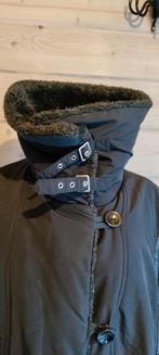 Warme winterjas met gebruikssporen, Zwart, Maat 46/48 (XL) of groter, Ophalen of Verzenden, MS Mode