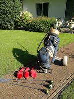 Golfbag inclusief trolley met 3 drijvers  1-3 en 5, Zo goed als nieuw, Ophalen