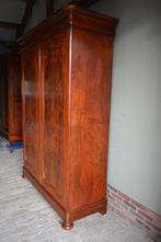 Prachtige grote antieke mahonie houten biedermeier kast., Antiek en Kunst, Antiek | Meubels | Kasten, Verzenden