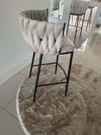 A&B DESIGN wave bar chair Zand/wit, Huis en Inrichting, Barkrukken, Nieuw, 60 tot 90 cm, Ophalen of Verzenden, Metaal