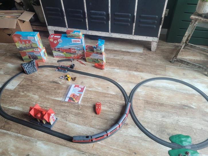 Marklin my world complete baan met accessoires, Hobby en Vrije tijd, Modeltreinen | H0, Zo goed als nieuw, Treinset, Gelijkstroom