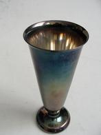 Zwaar verzilverde Sola bloemenvaas, jaren 50, Antiek en Kunst, Antiek | Goud en Zilver, Ophalen of Verzenden, Zilver