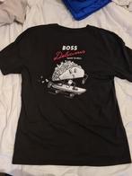 Zwart Hugo Boss Tacos to roll t-shirt met print maat S, Zwart, Ophalen of Verzenden, Zo goed als nieuw, Hugo Boss