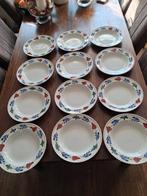15 Gave Diepe Borden ( Boerenbont ), Antiek en Kunst, Antiek | Servies compleet, Ophalen of Verzenden