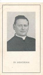 Schoenmakers Jacques 1895 Tilburg 1955 Eindhoven priester, Verzamelen, Bidprentjes en Rouwkaarten, Ophalen of Verzenden, Bidprentje