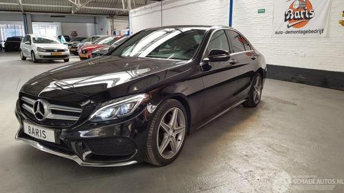 Mercedes-Benz C-Klasse C-180 BENZ AUTOMAAT.... (bj 2016), Auto diversen, Schadeauto's, Automaat, Benzine, Sedan, Zwart