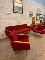 Complete set fauteuils Tatra Nabytok 1960, Huis en Inrichting, Fauteuils, Ophalen, Leer