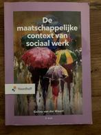 De Maatschappelijke context van sociaal werk, 2e druk, Boeken, Ophalen of Verzenden, Gamma, Gelezen, HBO
