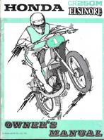 Honda CR250 M Elsinore manual 1973, Ophalen of Verzenden, Honda