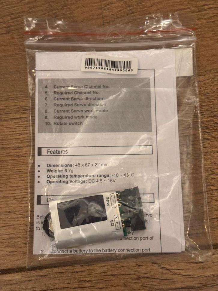 Frsky Servo Channel Changer, Hobby en Vrije tijd, Modelbouw | Radiografisch | Overige, Zo goed als nieuw, Ophalen of Verzenden