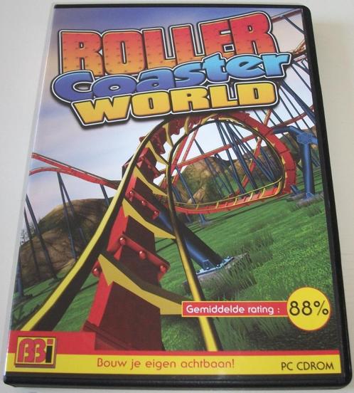 PC Game *** ROLLER COASTER WORLD *** Bouw je eigen achtbaan!, Cd's en Dvd's, Dvd's | Kinderen en Jeugd, Zo goed als nieuw, Avontuur