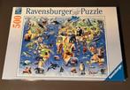 Ravensburger puzzel 500 stukjes bedreigde diersoorten, Ophalen of Verzenden, Zo goed als nieuw