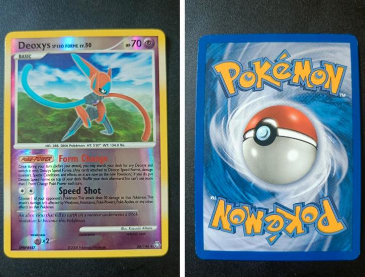 Deoxys Speed Forme Lv.50 26/146 Legends Awakened - Pokemon, Hobby en Vrije tijd, Verzamelkaartspellen | Pokémon, Zo goed als nieuw