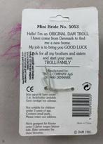 Dam Troll bruid 5053 trol pop original vintage 1985 nieuw, Verzamelen, Postbus 64461, Brunssum, Nederland, Verzenden, Kenduseditemsinfo@gmail.com