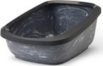 Savic ASEO Jumbo Kattenbak Marble zwart/grijs, Dieren en Toebehoren, Kattenbakken, Ophalen of Verzenden, Nieuw, Open