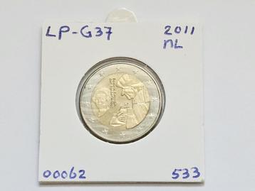 2-euromunt Nederland (NL) 2011 Herdenking LP-G37 beschikbaar voor biedingen