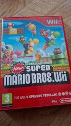 Super Mario Bros Wii - Nintendo Wii, Spelcomputers en Games, Games | Nintendo Wii, Gebruikt, Eén computer, Ophalen of Verzenden