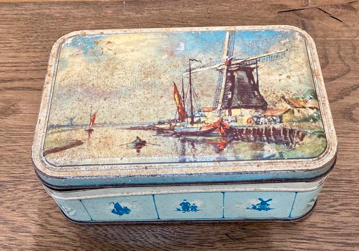 Vintage Hollandse Blikken Doos, Antiek en Kunst, Antiek | Woonaccessoires, Ophalen of Verzenden