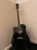 Fazley W40-BK LH Akoestische Gitaar + Tas, Ophalen, Nieuw, Western- of Steelstringgitaar, Met koffer