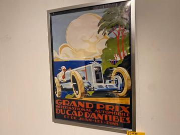 Grand Prix Cap d'Antibes Poster - Ingelijst beschikbaar voor biedingen