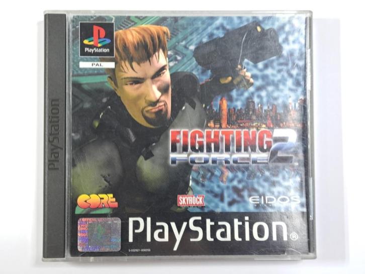 Fighting Force 2 - PlayStation - PAL - Compleet, Spelcomputers en Games, Games | Sony PlayStation 1, Zo goed als nieuw, Vechten