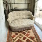 Vintage tweezit / fauteuil / zetel met franjes, Ophalen