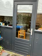 Houten Buitendeur 82,5 x 211 cm, Doe-het-zelf en Verbouw, Ophalen, Gebruikt, 80 tot 100 cm, Buitendeur