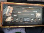 Shadowbox antieke golfclubs, Ophalen, Zo goed als nieuw