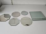 Spiegel onderzetters, Ophalen of Verzenden, Zo goed als nieuw, Glas of Kopje