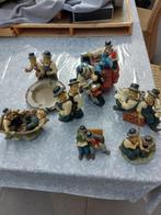 7 Laurel & Hardy Beeldjes, Ophalen, Zo goed als nieuw, Mens