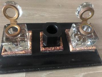 Art deco inktstel marmeren beschikbaar voor biedingen