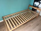 Houten bed IKEA, Huis en Inrichting, Slaapkamer | Bedden, 90 cm, Gebruikt, Eenpersoons, Bruin