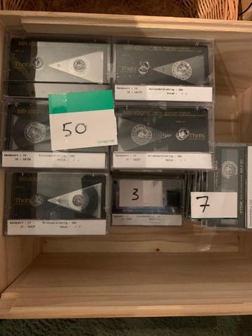 Partij Cassettebandjes w.o. That's MR X90 Pro en TDK MA X90 beschikbaar voor biedingen