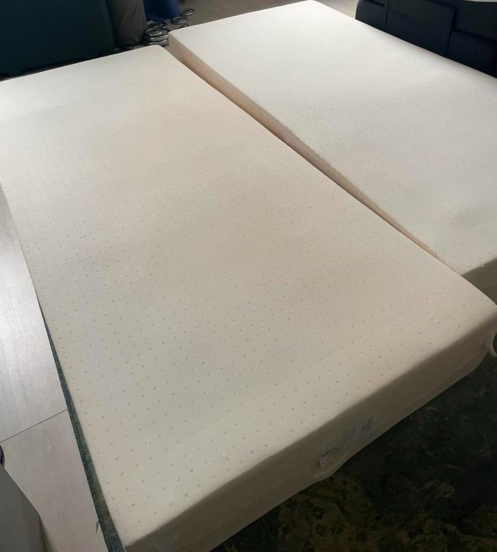 Swiss sense medium boxspring pocket matrassen, 90x210, Huis en Inrichting, Slaapkamer | Boxsprings, Gebruikt, 90 cm, 210 cm, Eenpersoons