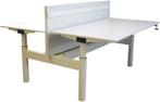 25x Gispen duo bureau 140x80 | SUPER DEAL!!!!, Huis en Inrichting, Bureaus, Ophalen of Verzenden, In hoogte verstelbaar, Zo goed als nieuw