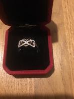 Zilveren damesring, Ophalen of Verzenden, Zo goed als nieuw, Dame, Zilver