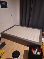 Espevar bedframe met grijze hoes, Ophalen, Gebruikt, Tweepersoons, 200 cm
