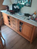 hardhouten eiken kast patinee 196 cm, Ophalen, Zo goed als nieuw, 25 tot 50 cm