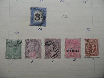 Oude postzegels Britse Gemenebest – Jamaica – South Africa  beschikbaar voor biedingen