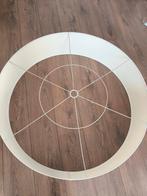 Mooie witte lampenkap 95x25 cm, Ophalen, 25 tot 50 cm, Wit, Rond