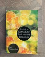 Statistical Methods for Business and Economics, Boeken, Ophalen of Verzenden, Zo goed als nieuw