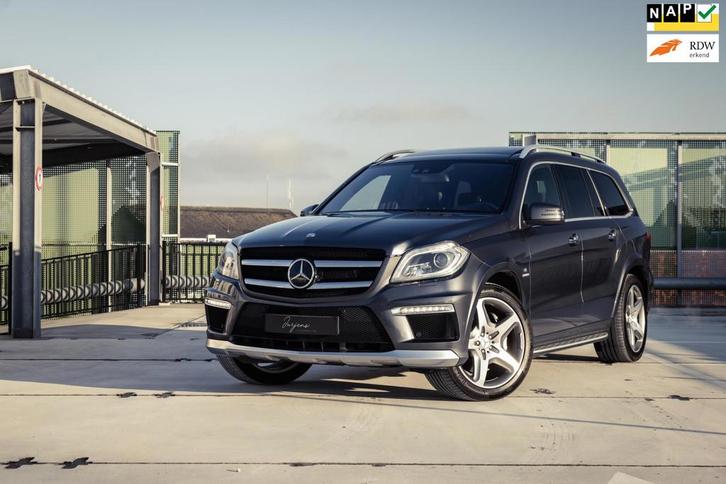 Mercedes-Benz GL-klasse 63 AMG V8 BiTurbo (558PK) Nachtzicht, Auto's, Mercedes-Benz, Bedrijf, Te koop, GL, 360° camera, 4x4, ABS