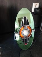 Vintage  golfbal Radio met Spiegelende Afwerking, Ophalen of Verzenden, Gebruikt, Radio