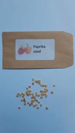 Paprika Zaden - Voor een Kleurrijke Oogst!, Ophalen of Verzenden, Voorjaar, Volle zon, Zaad
