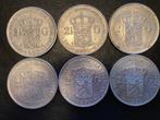 6 rijksdaalders Wilhelmina 4 X 1930 + 1931 + 1932, Zilver, Koningin Wilhelmina, 2½ gulden, Verzenden