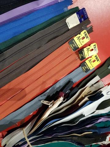 Mooie mix partij nylon ritsen mix van kleuren en maten  beschikbaar voor biedingen