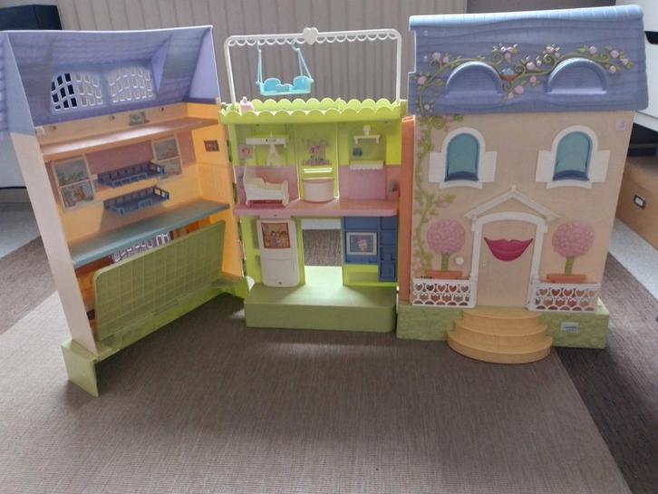 Poppenhuis & camper Caring Corners, Kinderen en Baby's, Speelgoed | Poppenhuizen, Gebruikt, Poppenhuis, Ophalen