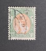 nvph 73 gestempeld Koningin Wilhelmina bontkraag 1899-1921, Postzegels en Munten, Postzegels | Nederland, Verzenden, T/m 1940