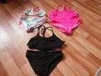 bikini zwart roze safari palmboom Hema Page one Young 165 15, Kinderen en Baby's, Meisje, Page One Yong, Sport- of Zwemkleding